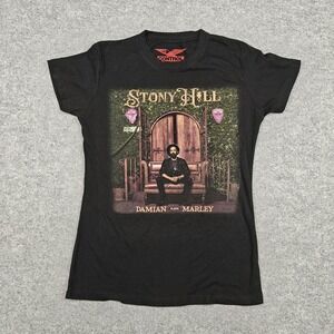 Damian Marley Stony‎ Hill Shirt Womens Large Black Tour 2017 Control Graphic Tee